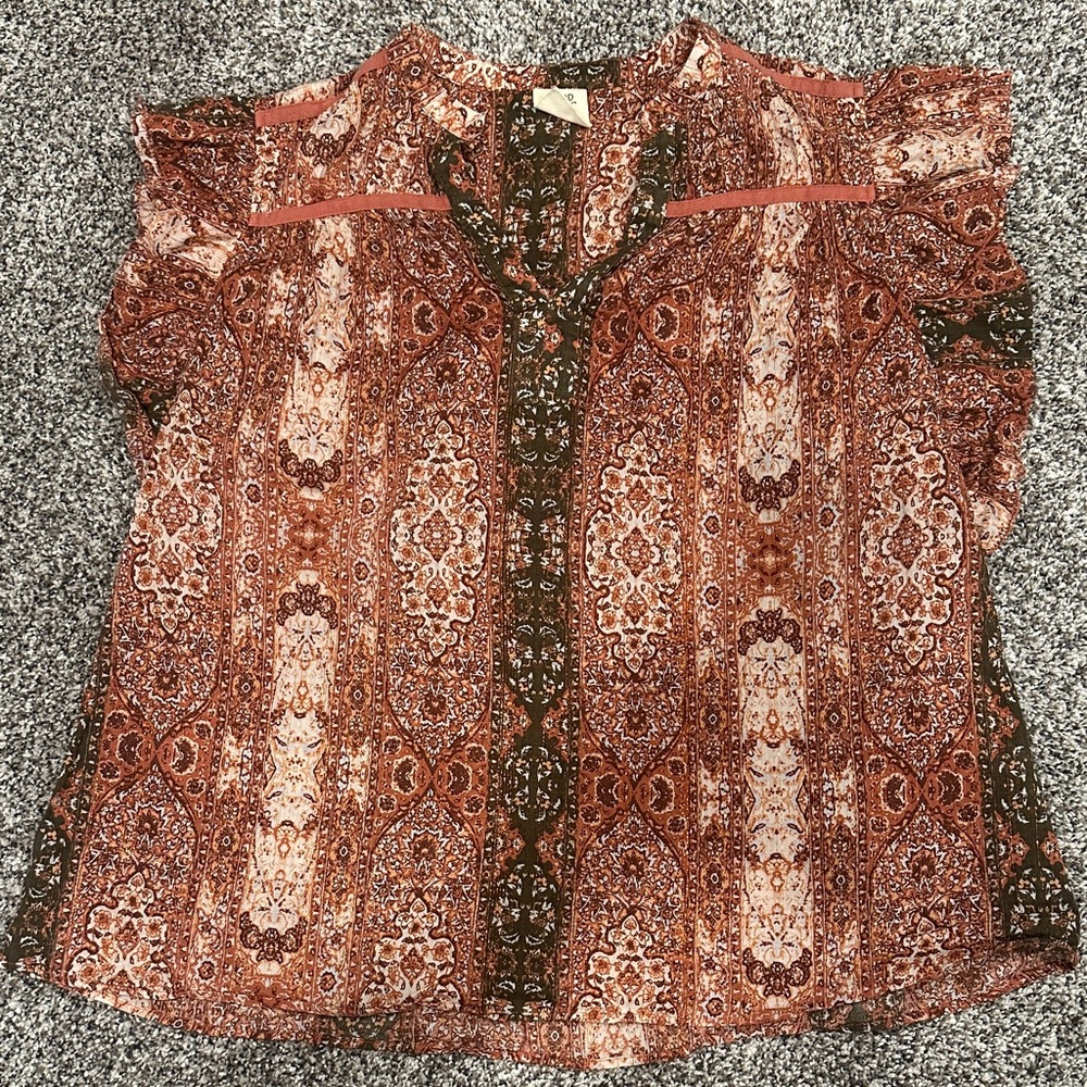 Matilda Jane Good Hart The Style Charm Medallion Boho Top